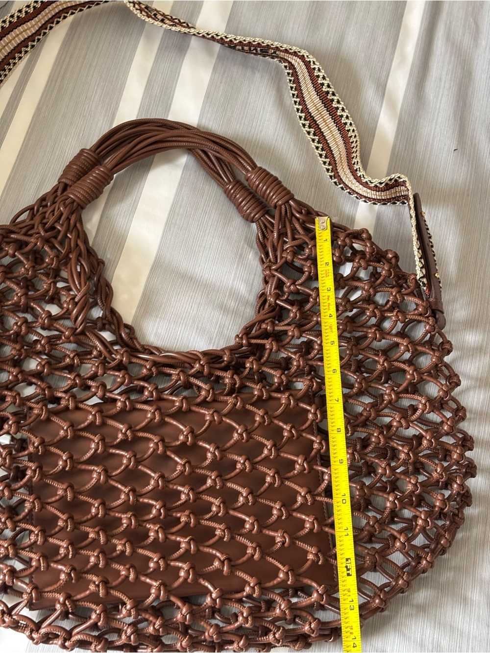 Stella McCartney Brown knotted bag - Picture 13 of 13